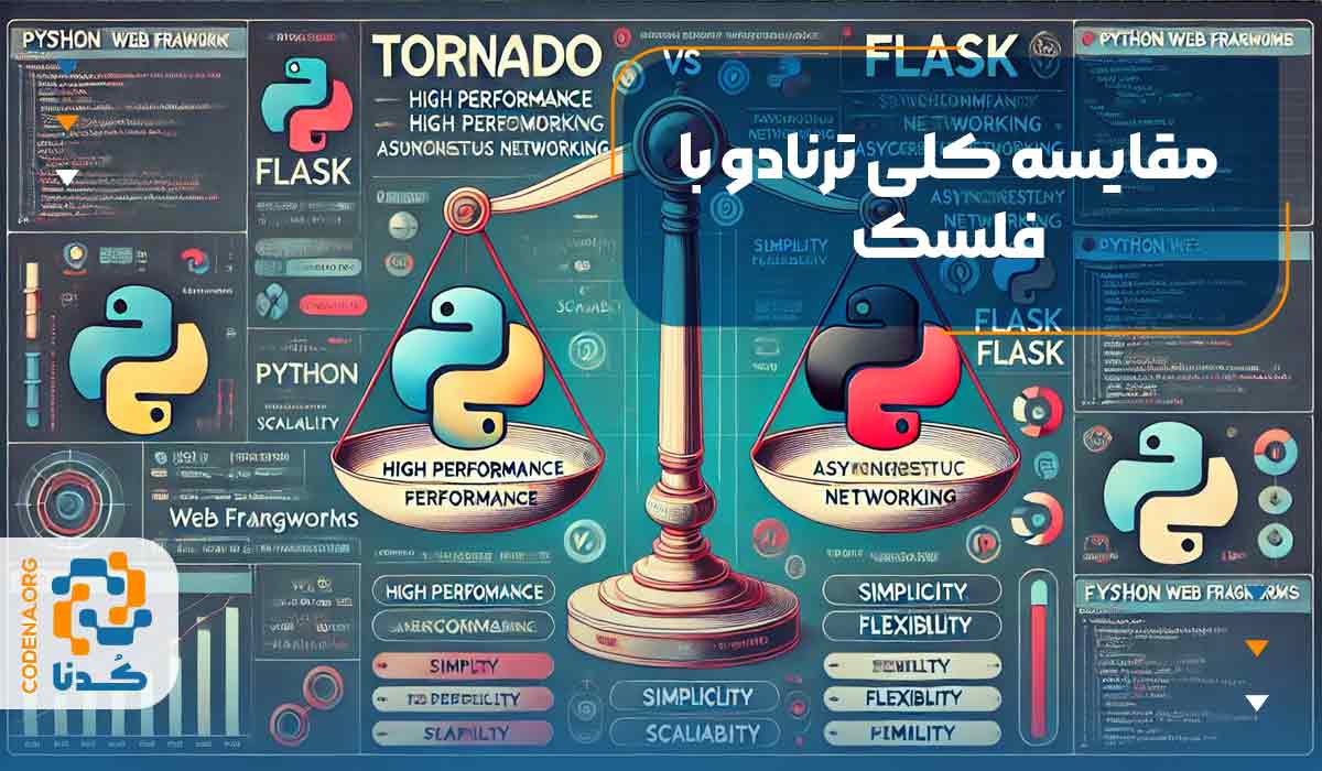 مقایسه کلی ترنادو با فلسک
