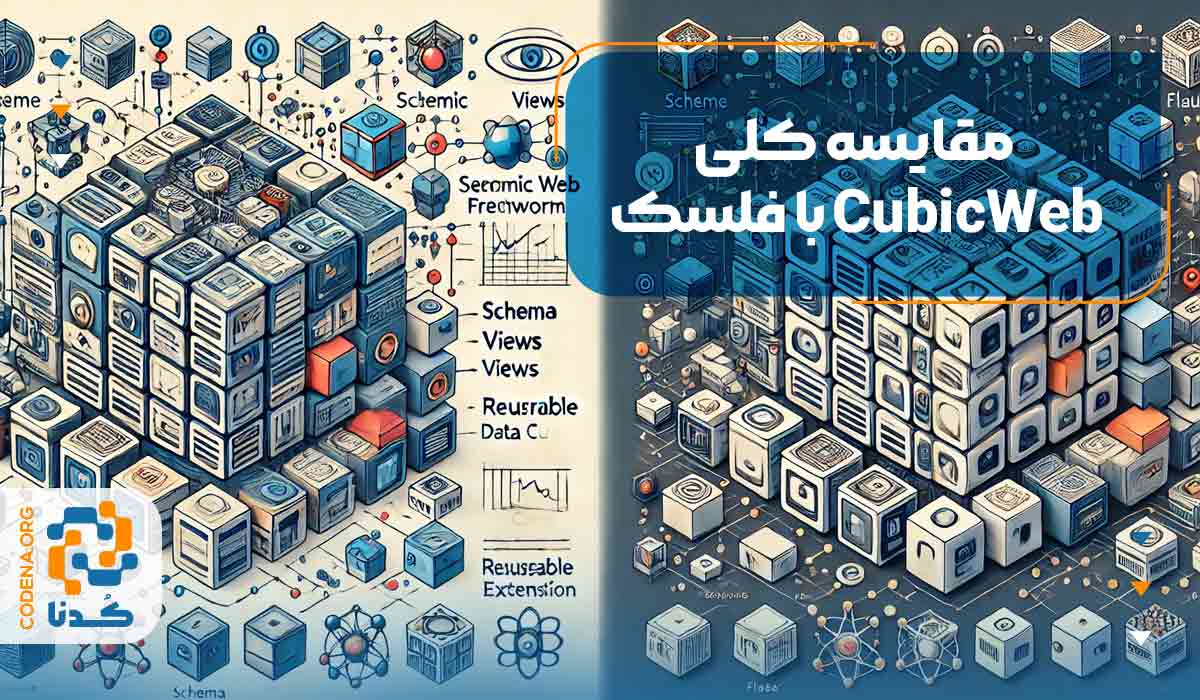 مقایسه کلی CubicWeb با فلسک